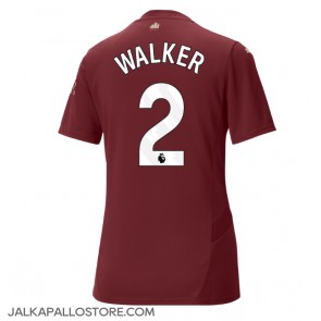 Manchester City Kyle Walker #2 Kolmaspaita Naisten 2024-25 Lyhythihainen